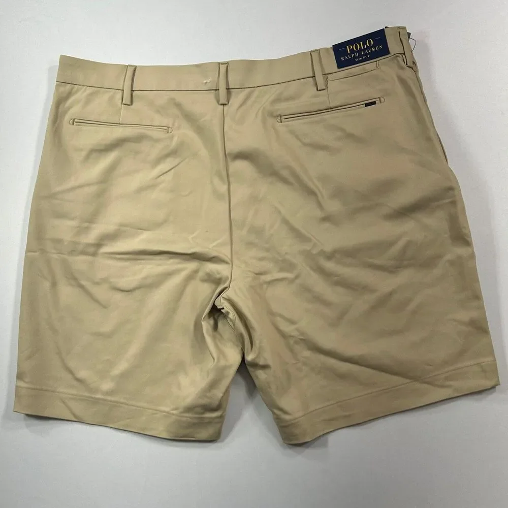 Polo Ralph Lauren Performance Chino Shorts Mens 42 Khaki‎ 7